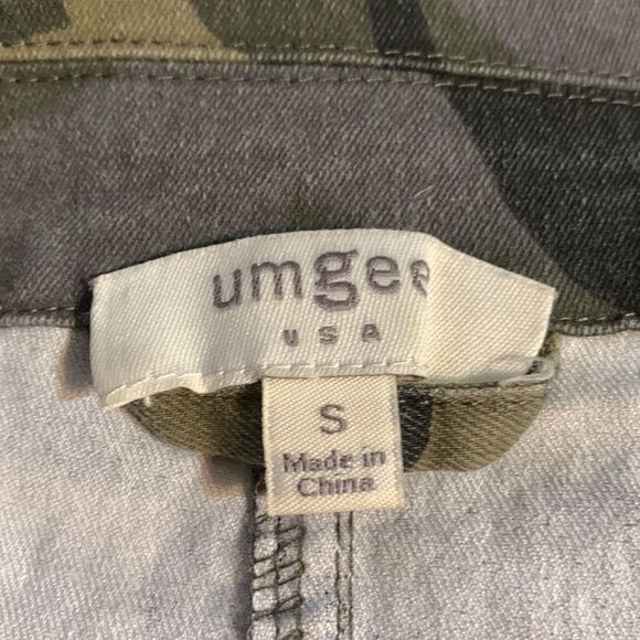 Umgee Camo Military Utility Jacket Zip Front Small - Picture 6 of 7